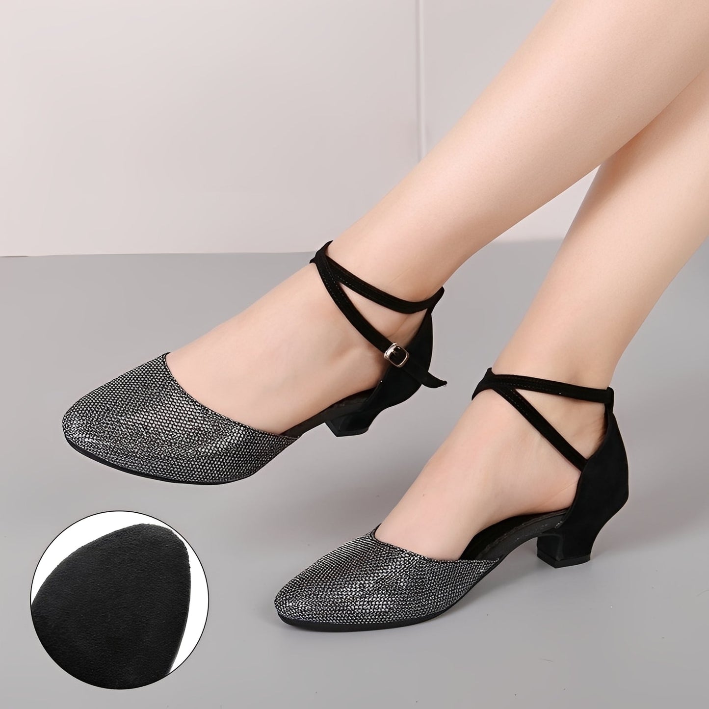 Carrie - Elegantes Sandalias Brillantes para Mujeres
