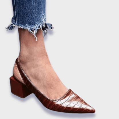 Mariagiulia™ | Tacones de piel escamosa
