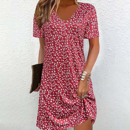 Rachel | Vestido Corto Casual con Escote en V