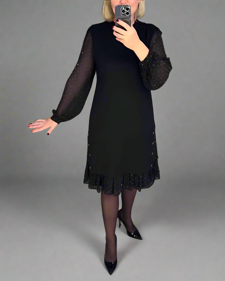 Swenthilda | Vestido Elegante de Otoño con Corte Que Favorece la Figura