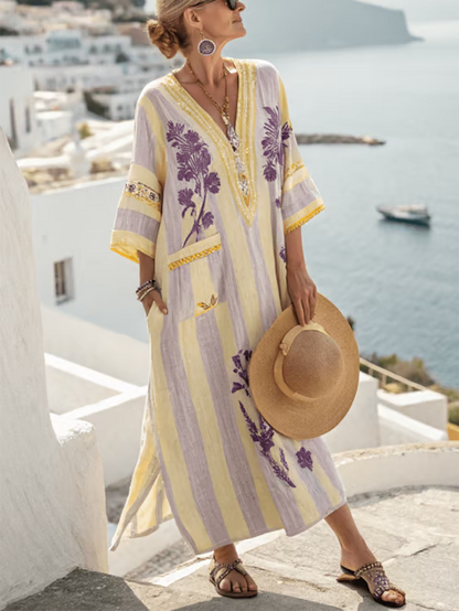 Vestido de Lino Bohemio