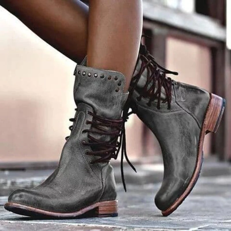 Anita - Botines de Cuero Elegantes