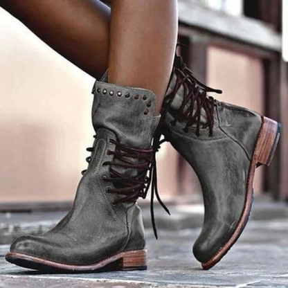 Anita - Botines de Cuero Elegantes