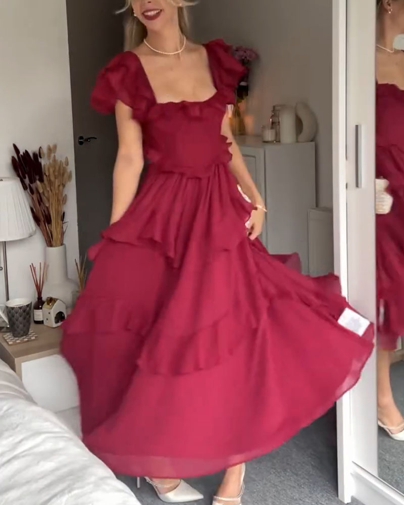 Elisa | Vestido con Volantes