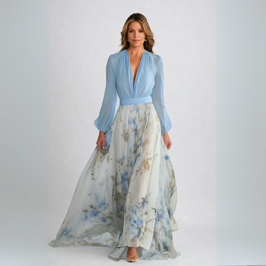 Jewel – Vestido Maxi con Estampado Floral