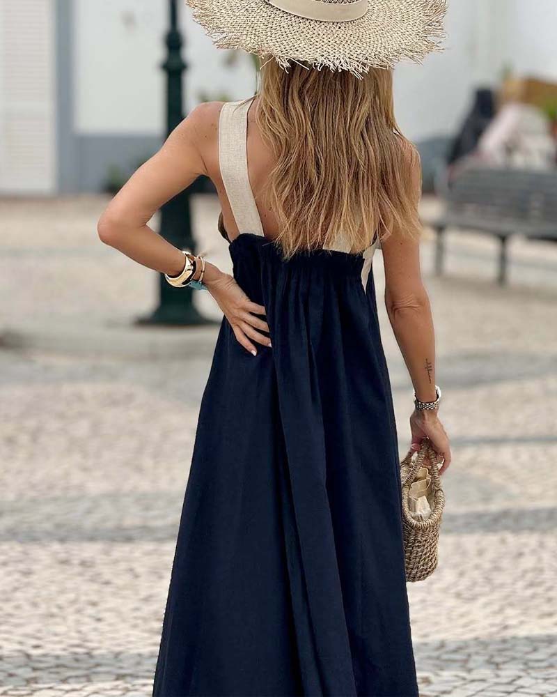 Vestido Serena™ con Cuello Cruzado