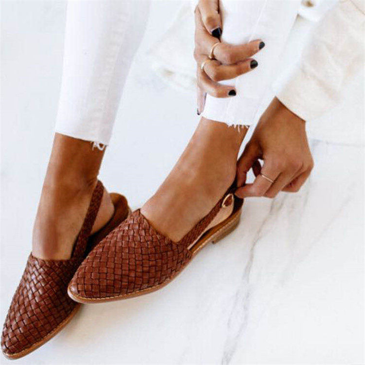 Simonetta - Sandalias Trenzadas y Confortables