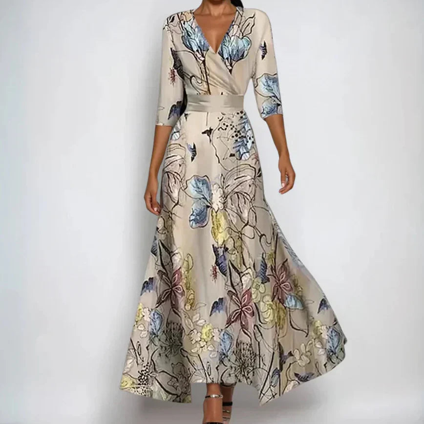 Emily - Vestido Floral de Lujo