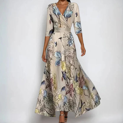 Emily - Vestido Floral de Lujo