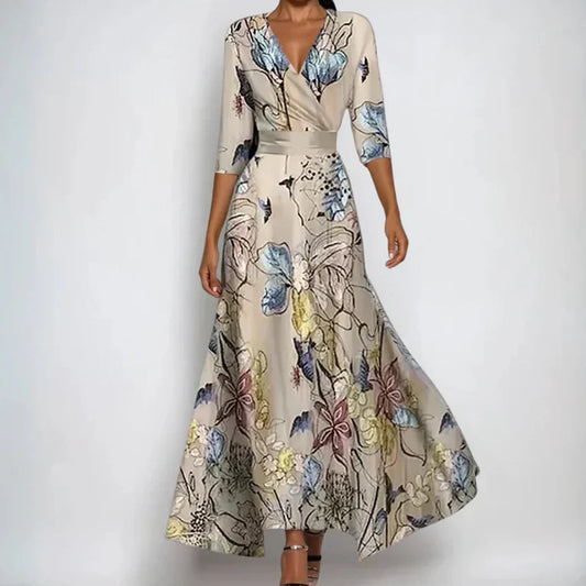 Emily - Vestido Floral de Lujo