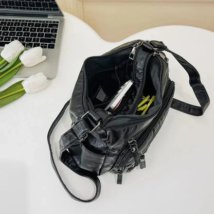 Lilith - Bolso Cruzado Multi-Capa Atemporal