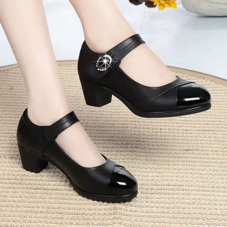 Serenella - Zapato de piel suave y elegante