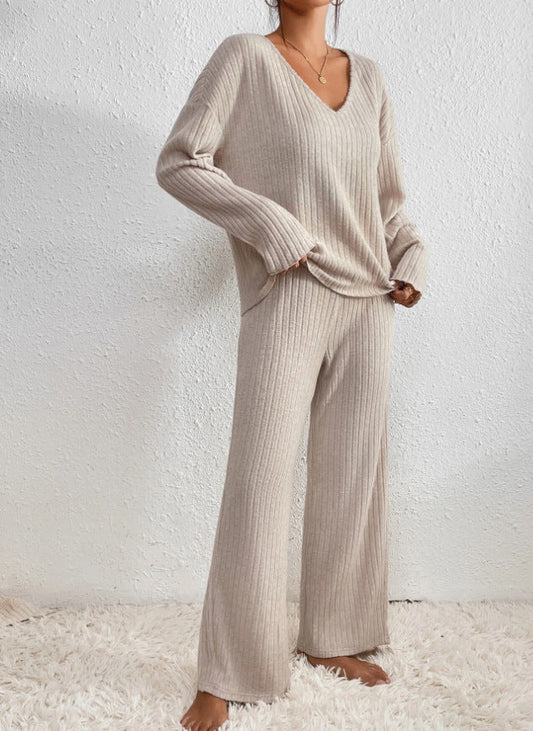 SABINA – Conjunto de Lounge de Pierna Ancha Acogedor