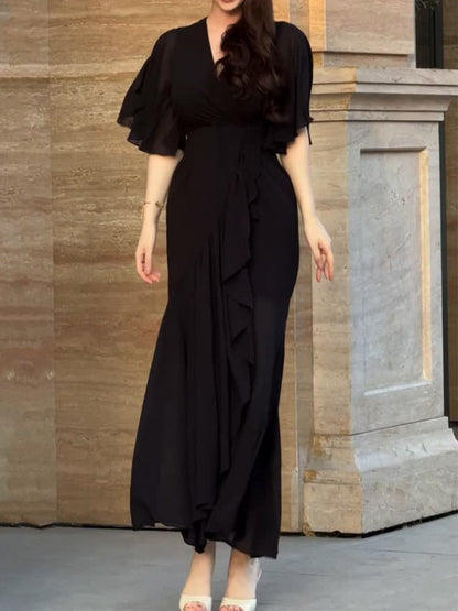 VIVIANA – VESTIDO MAXI ENVOLVENTE DE ELEGANCIA FLORAL