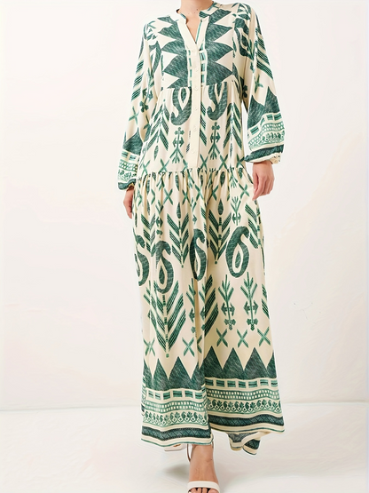 ELENA – VESTIDO MAXI BOHEMIO DE FLORES
