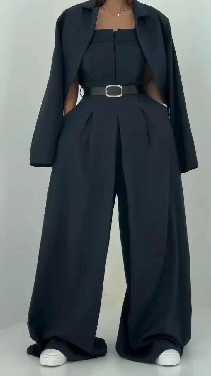 Aritzia | Conjunto de Bustier para Mujeres + Chaqueta – Estilo Elegante y Moderno