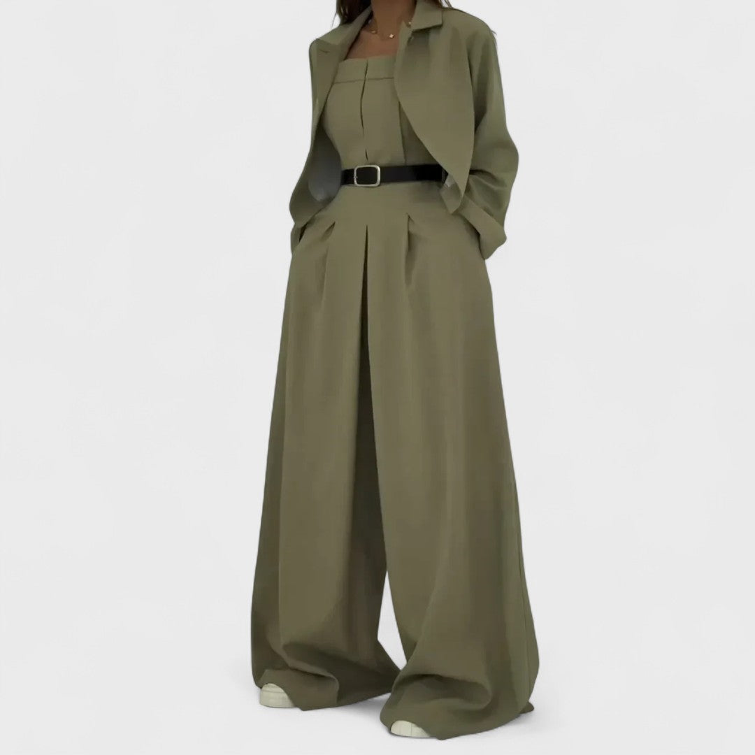 Eclat - Conjunto de mujer bustier + chaqueta - Estilo elegante y moderno