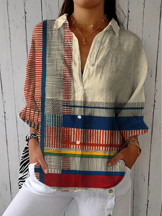 Freyja | Blusa con Motivo Artístico