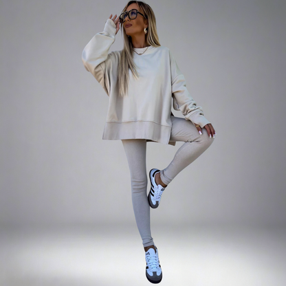 MADISON – CONJUNTO DE SUDADERA OVERSIZE Y LEGGINGS
