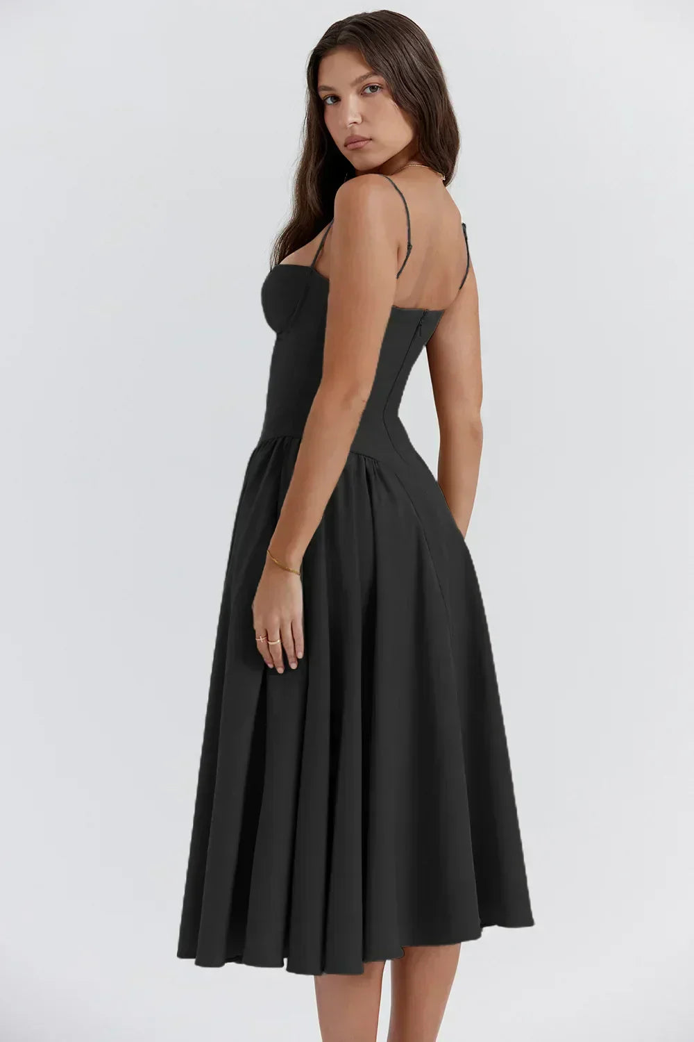 Elara | Vestido de tirantes con corsé