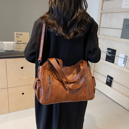 Uma - Bolso de Hombro de Gran Capacidad con Doble Cierre