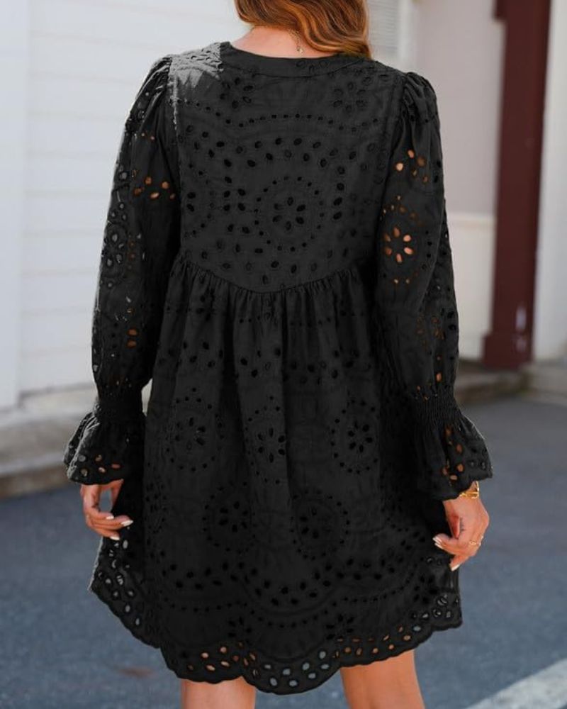 Paisley - Vestido Midi Elegante con Corte Hueco