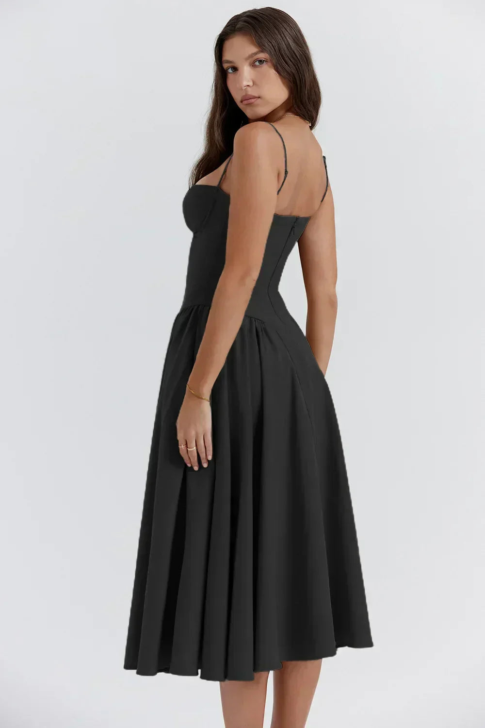 Elara | Vestido de Sol con Corsé Elegante