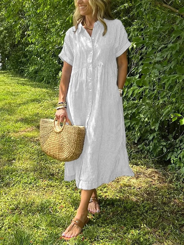 CELINE – VESTIDO CAMISERO RELAJADO