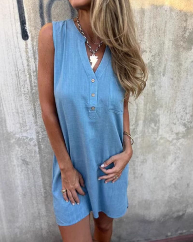APARE - VESTIDO BOHO SIN MANGAS