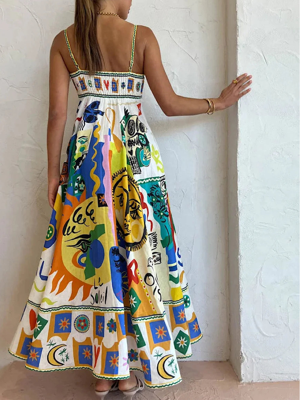 El Vestido Maxi de Expresión Artística
