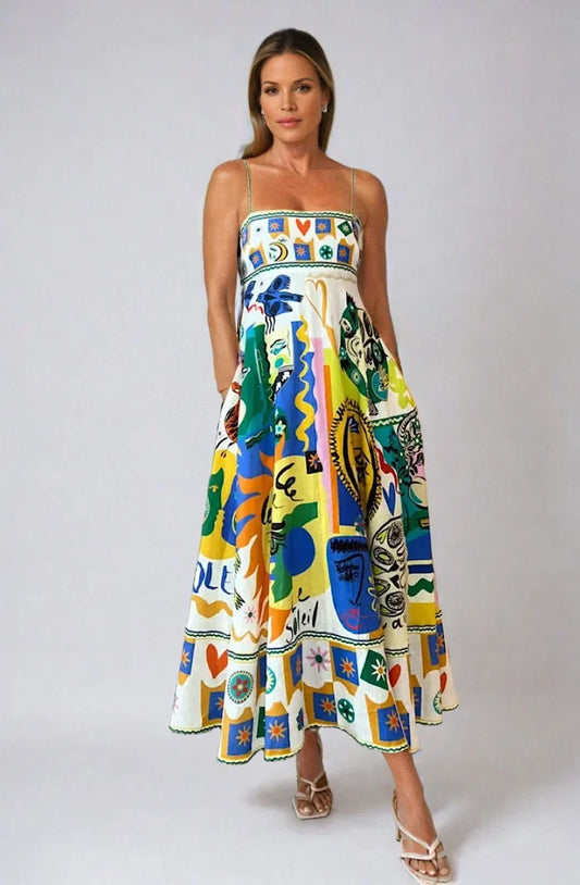 El Vestido Maxi de Expresión Artística