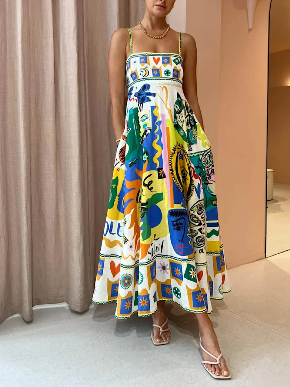 El Vestido Maxi de Expresión Artística