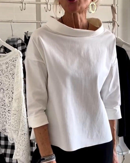 WIEBKE I BLUSA CÓMODA DE MANGA 3/4