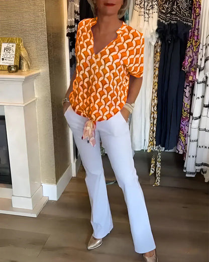 BLUSA ESTAMPADA ELEGANTE SOLVEIG