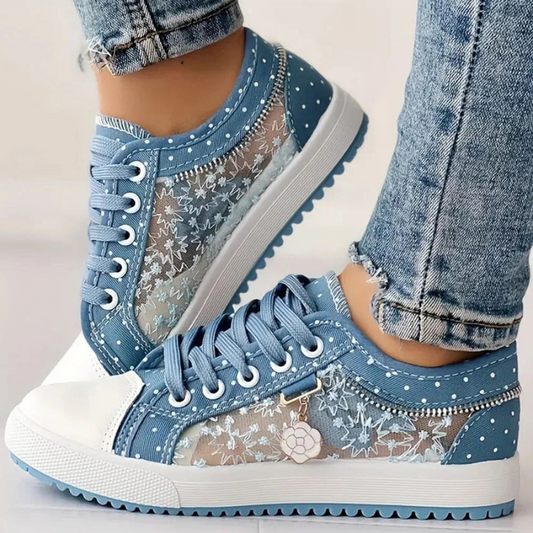 Elettra - Zapatillas floreales ligeras
