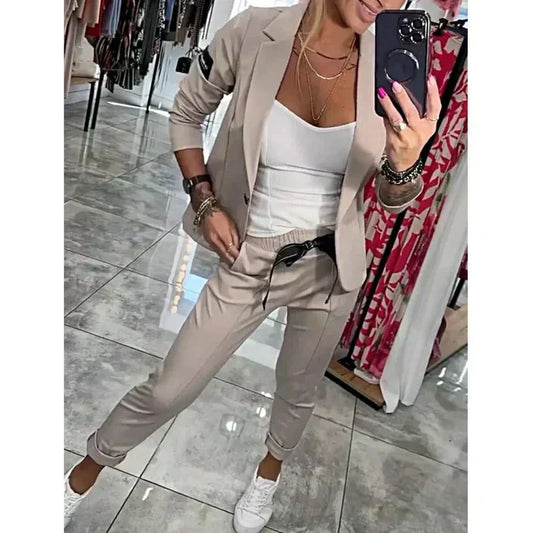 Ariane | Conjunto de Blazer y Pantalones Elegantes