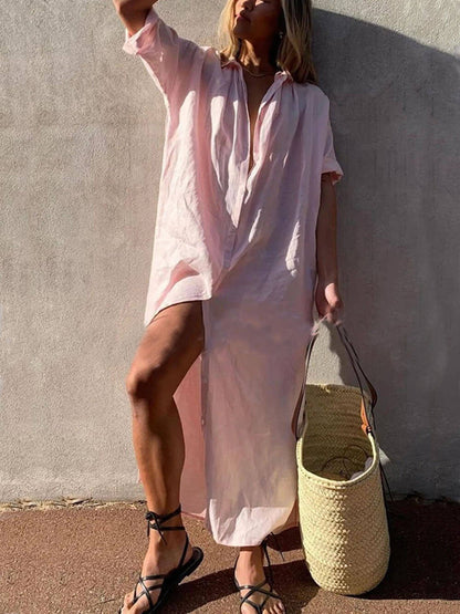 Vestido Camisa Maxi Concepto Simple
