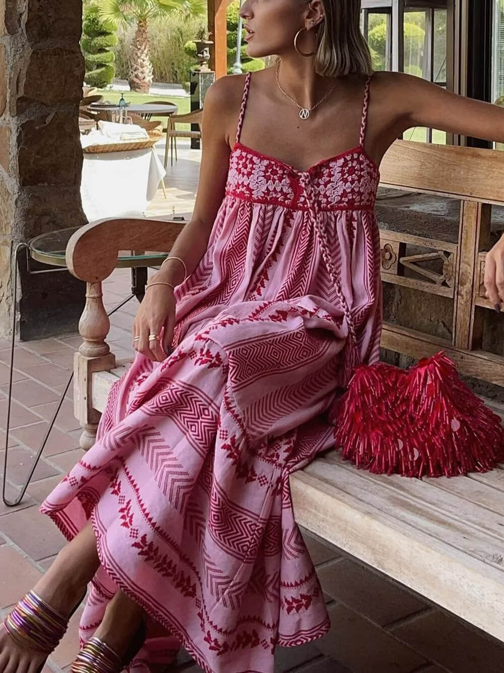 Victoria | Vestido Maxi Brisa Bohemio