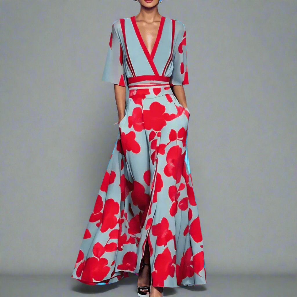 Reinalda | Vestido de Diseñador Chic para Estilo y Comodidad Inigualables