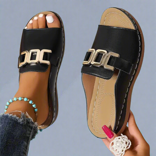 Artemisia - Sandalias Slip-On Elegantes