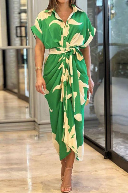 El Vestido Maxi Tropical Elegante