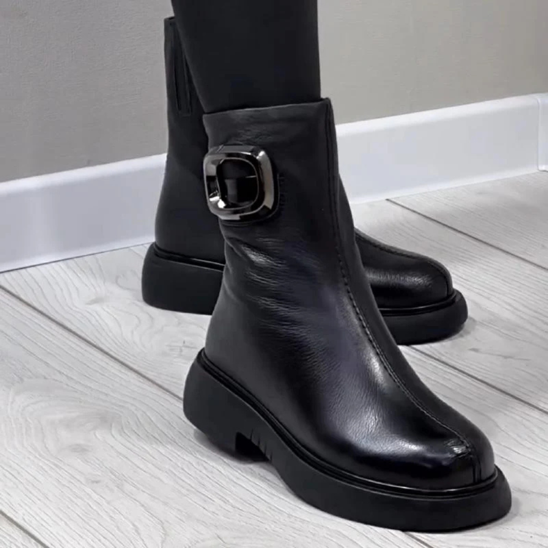 Marzia - Elegantes Botas de Cuero