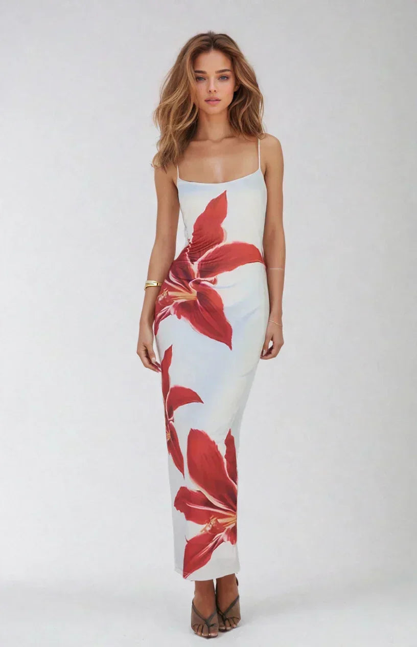 El Vestido Maxi Tropical Bloom