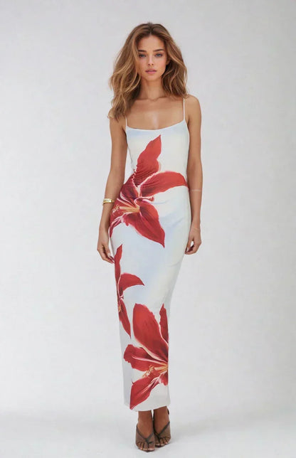 El Vestido Maxi Tropical Bloom
