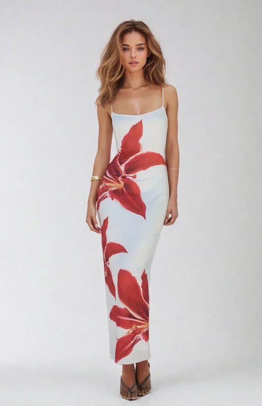 El Vestido Maxi Tropical Bloom