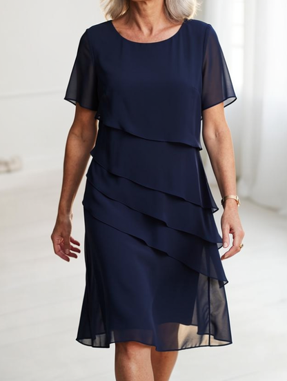 Linda | Elegante Vestido Cómodo con Volantes