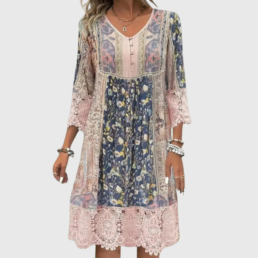 Naya | Vestido Midi Fluido Boho