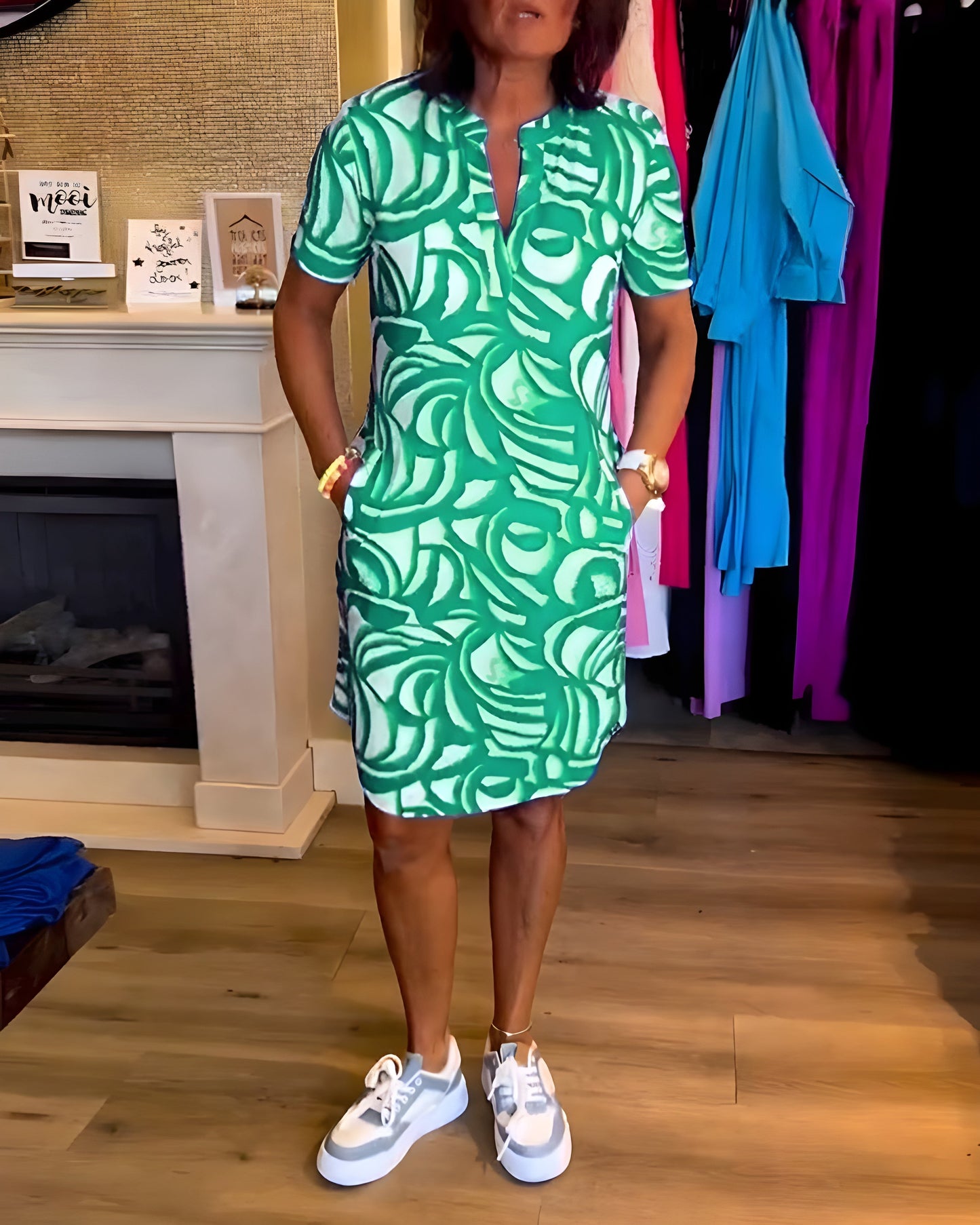 Marije – Vestido de Manga Corta