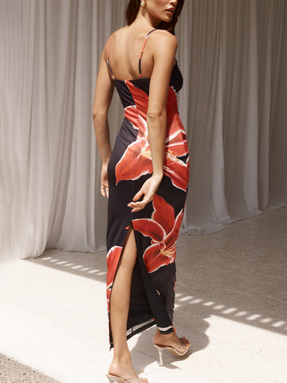 El Vestido Maxi Tropical Bloom