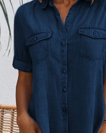 Jessica | Vestido Camisa Botonéado Relajado